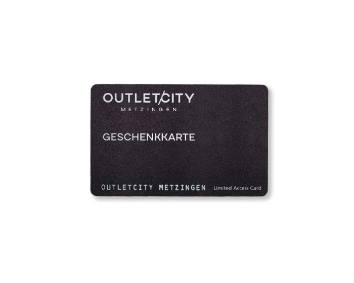 Die OUTLETCITY METZINGEN Geschenkkarte